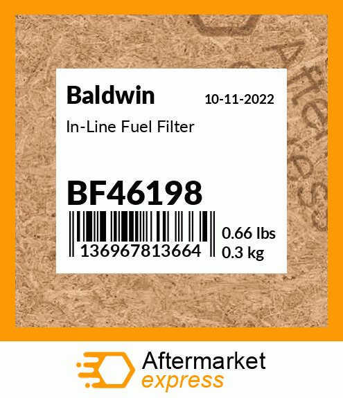 Spare part BF46198 + In-Line Fuel Filter