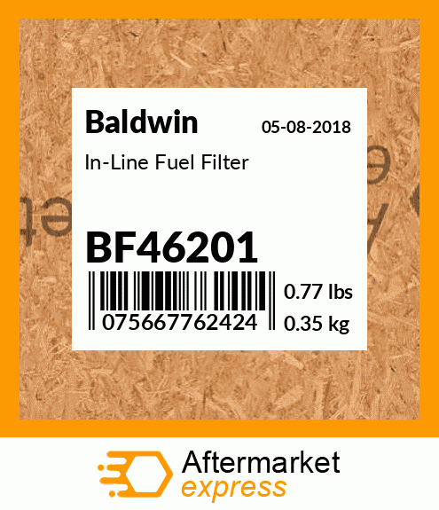 Spare part BF46201 + In-Line Fuel Filter