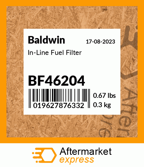 Spare part BF46204 + In-Line Fuel Filter