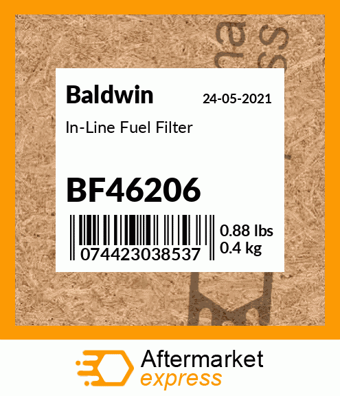 Spare part BF46206 + In-Line Fuel Filter