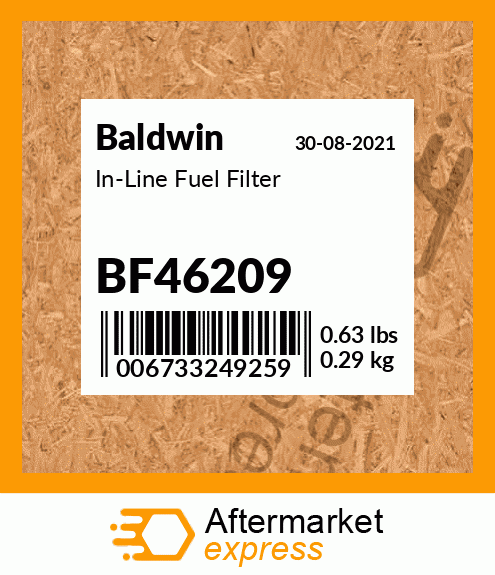 Spare part BF46209 + In-Line Fuel Filter