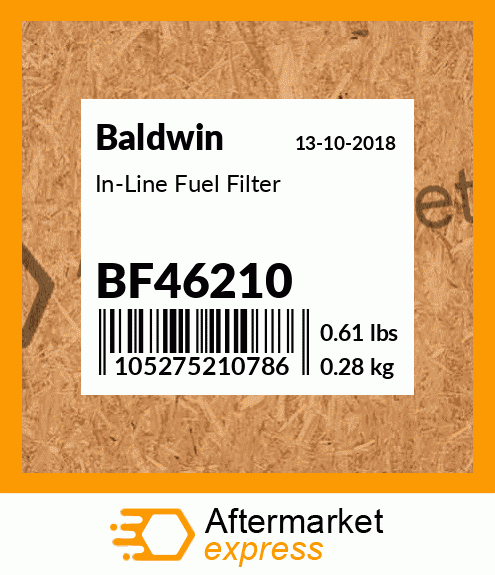 Spare part BF46210 + In-Line Fuel Filter