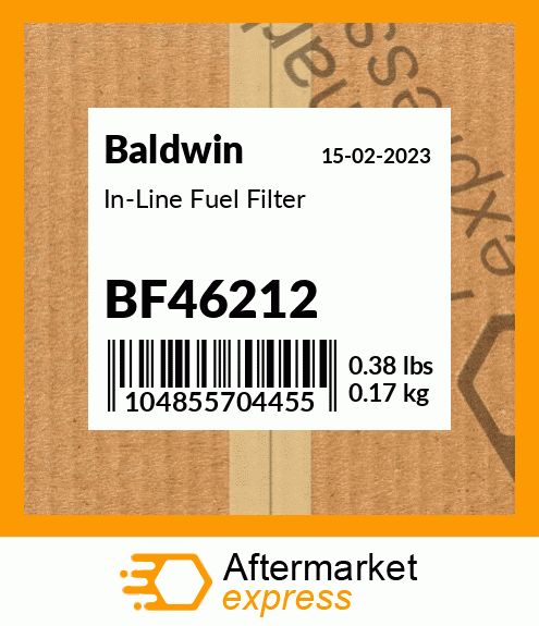 Spare part BF46212 + In-Line Fuel Filter