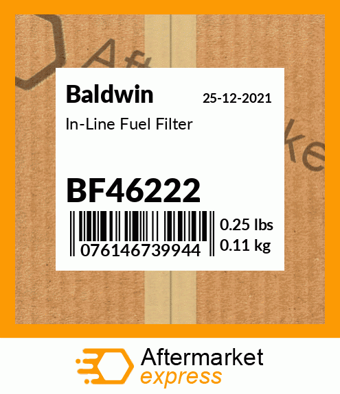 Spare part BF46222 + In-Line Fuel Filter