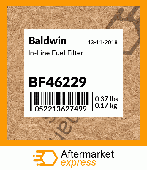 Spare part BF46229 + In-Line Fuel Filter