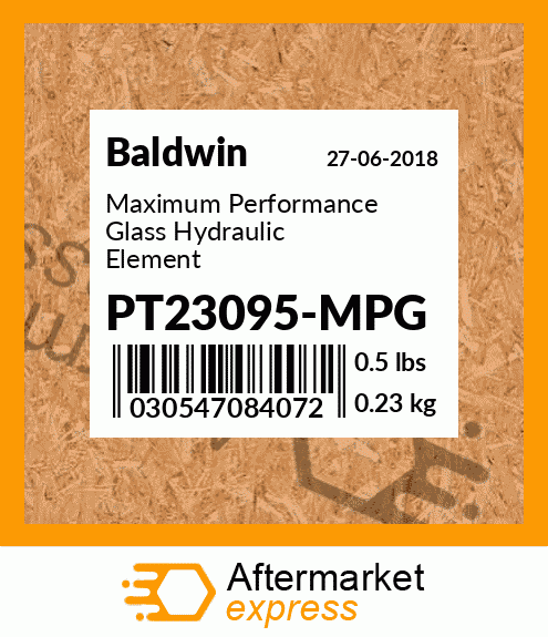 PT23095-MPG - Maximum Performance Glass Hydraulic Element fits