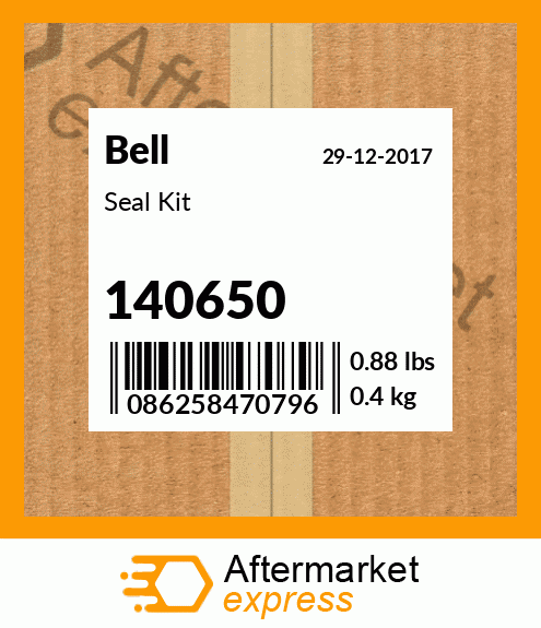 Spare part 140650 + Seal Kit