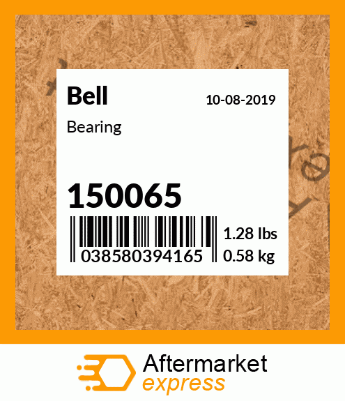 Spare part 150065 + Bearing