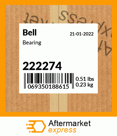 Spare part 222274 + Bearing