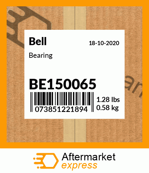 Spare part BE150065 + Bearing