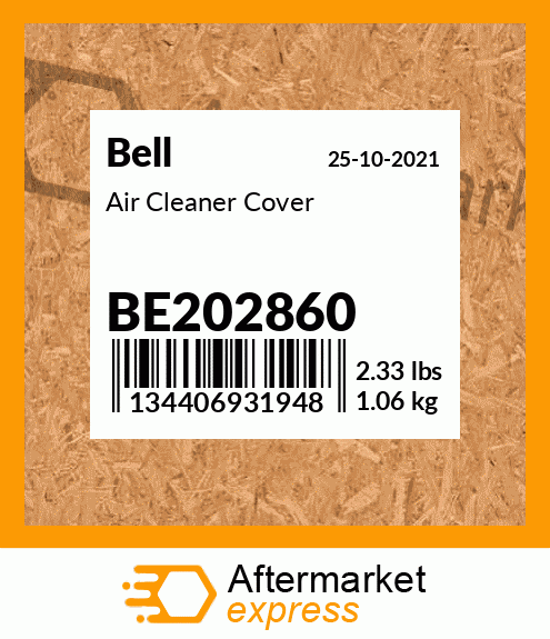 Spare part BE202860 + Air Cleaner Cover