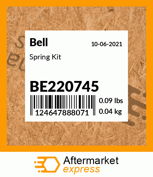 Spare part BE220745 + Spring Kit