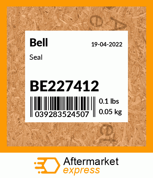 Spare part BE227412 + Seal