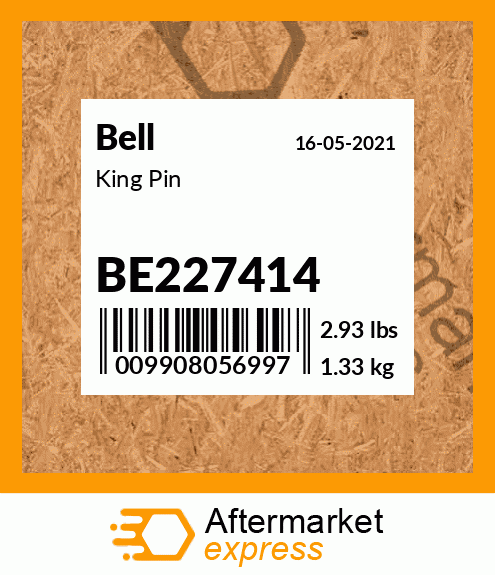 Spare part BE227414 + King Pin