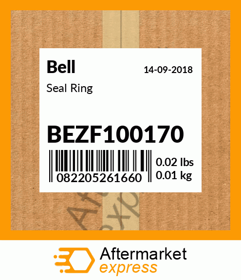 Spare part BEZF100170 + Seal Ring