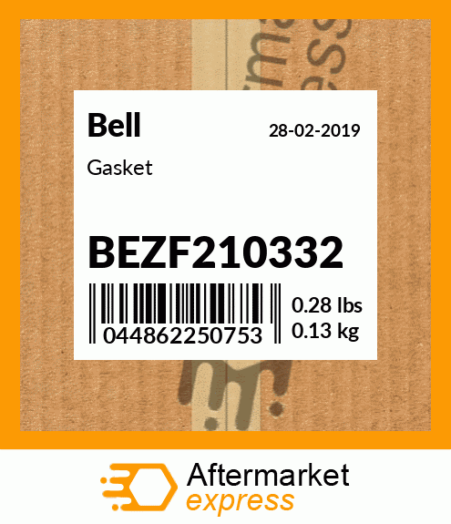 Spare part BEZF210332 + Gasket