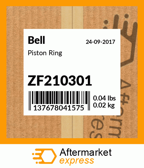 Spare part ZF210301 + Piston Ring