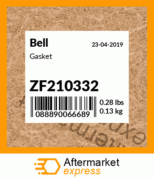 Spare part ZF210332 + Gasket