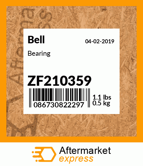 Spare part ZF210359 + Bearing