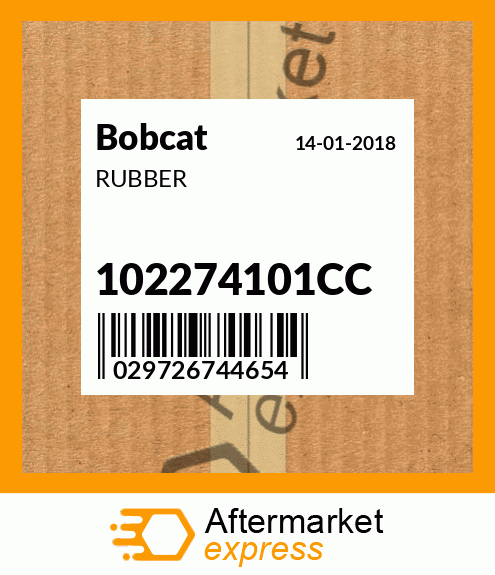 Spare part 102274101CC + RUBBER