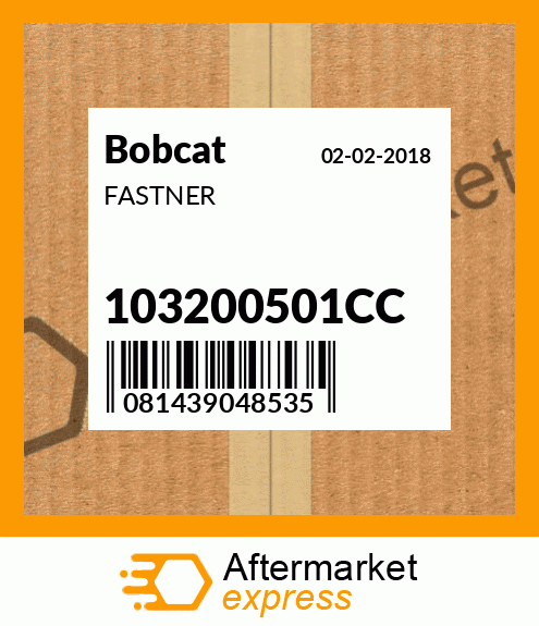 Spare part 103200501CC + FASTNER