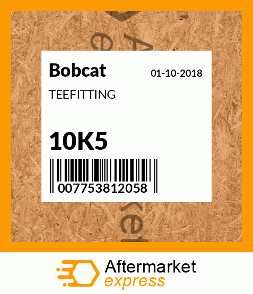 Spare part 10K5 + TEEFITTING