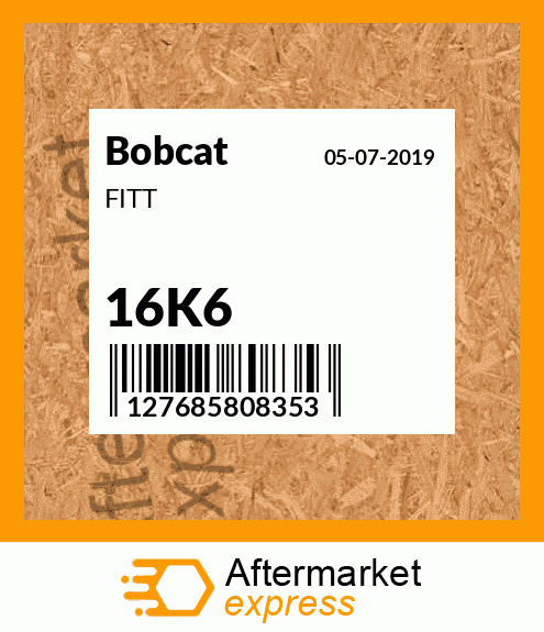 Spare part 16K6 + FITT