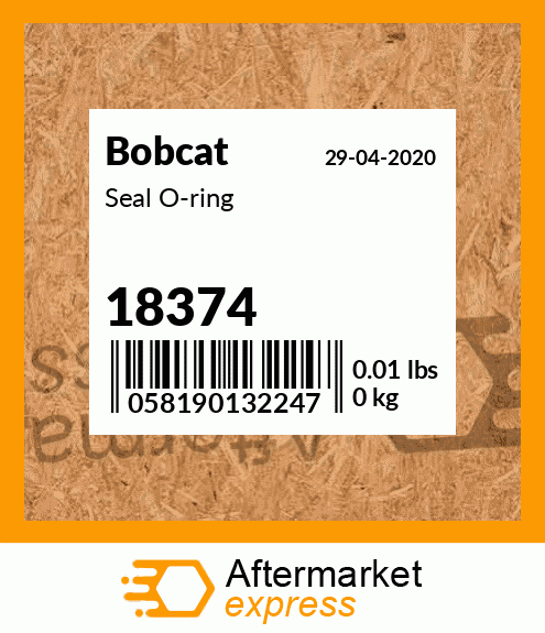 Spare part 18374 + Seal O-ring