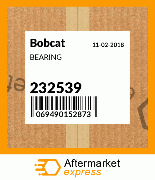 Spare part 232539 + BEARING