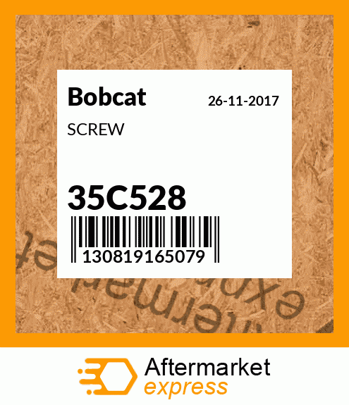 Spare part 35C528 + SCREW