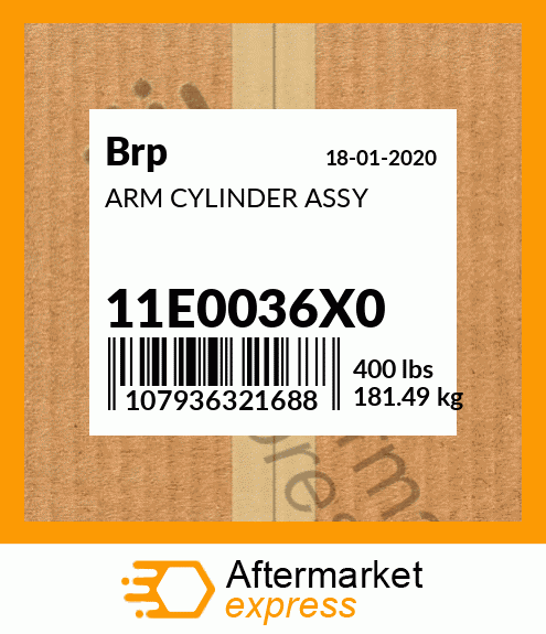 Spare part 11E0036X0 + ARM CYLINDER ASSY