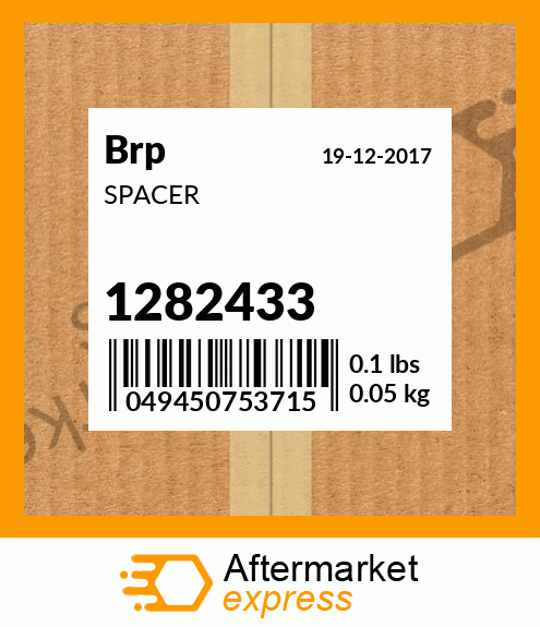 Spare part 1282433 + SPACER