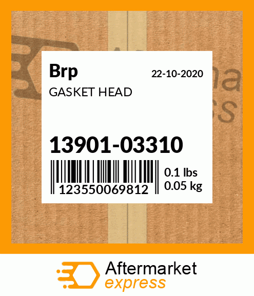 Spare part 13901-03310 + GASKET HEAD