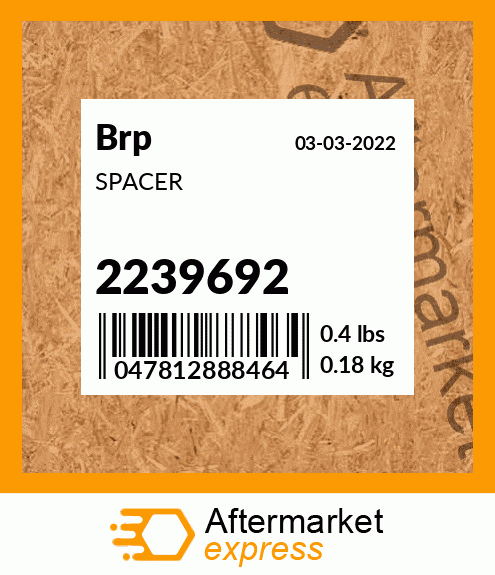 Spare part 2239692 + SPACER