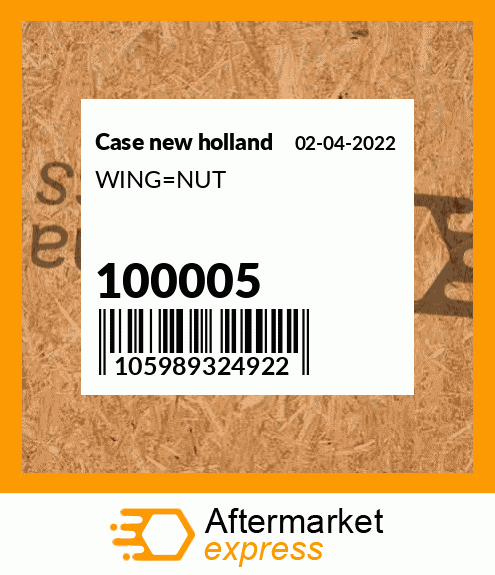 Spare part 100005 + WING_NUT