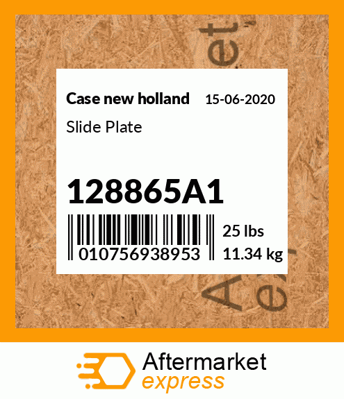 Slide Plate 128865A1