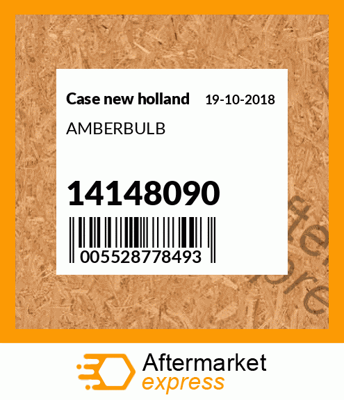 New Holland Bulb Part # 14148090 