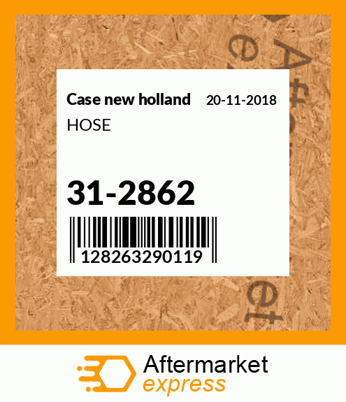 31-2862 - HOSE fits Case New Holland