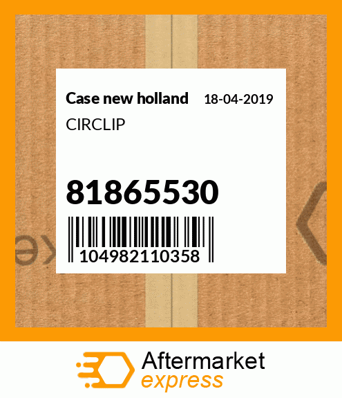 Circlips intérieur 7437-85,5x2,50 pour New Holland L 65