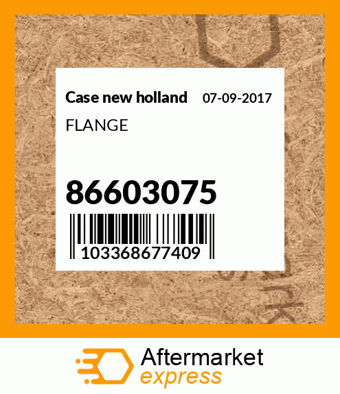 FLANGE New Holland Part # 86603075 Case IH 