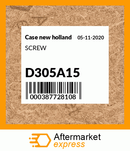SCREW D305A15