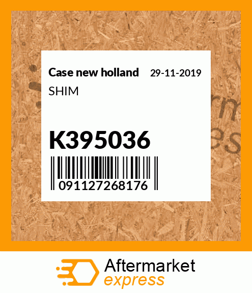 Details about   New Holland Shim Part # K395036