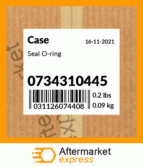 Spare part 0734310445 + Seal O-ring