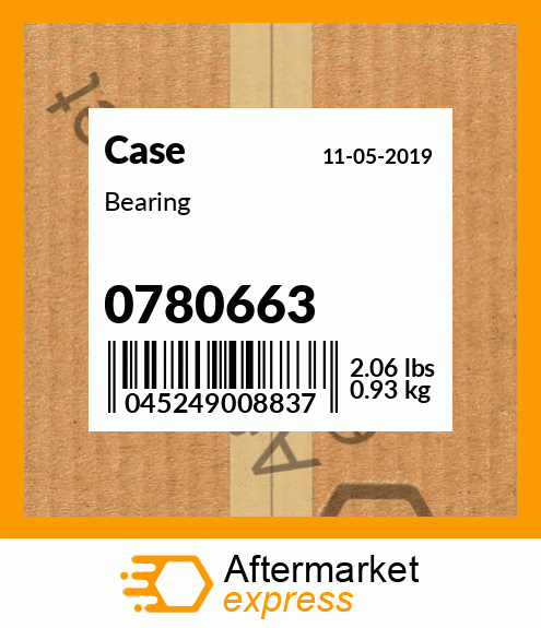 Spare part 0780663 + Bearing