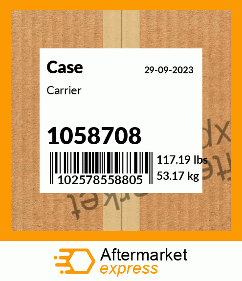 Spare part 1058708 + Carrier