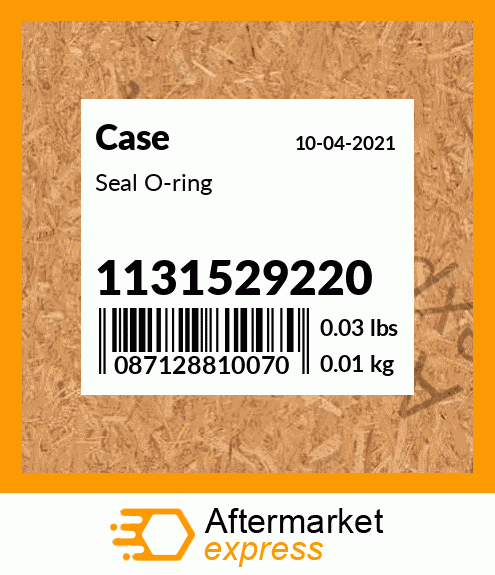 Spare part 1131529220 + Seal O-ring