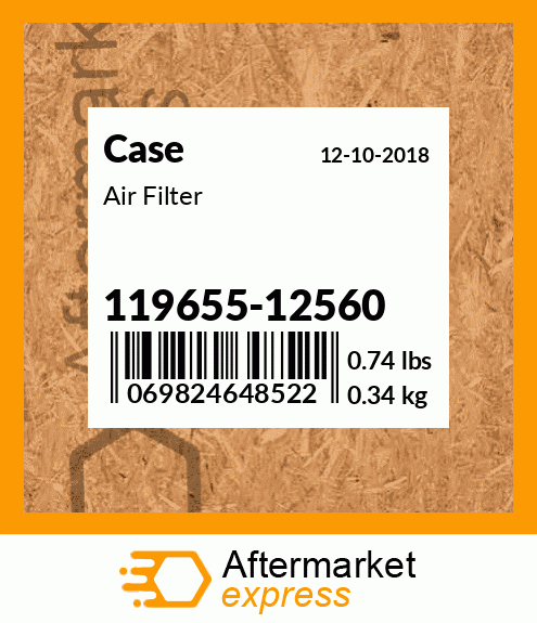 Spare part 119655-12560 + Air Filter