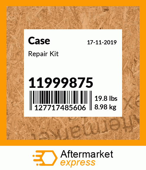 Spare part 11999875 + Repair Kit