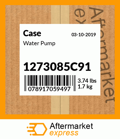 Spare part 1273085C91 + Water Pump