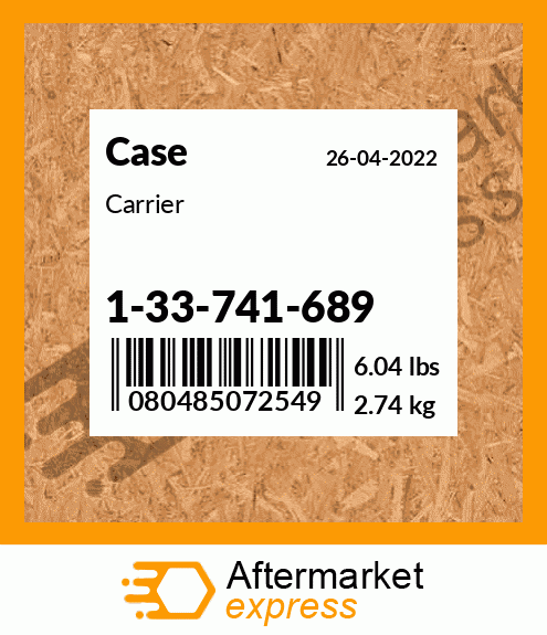 Spare part 1-33-741-689 + Carrier